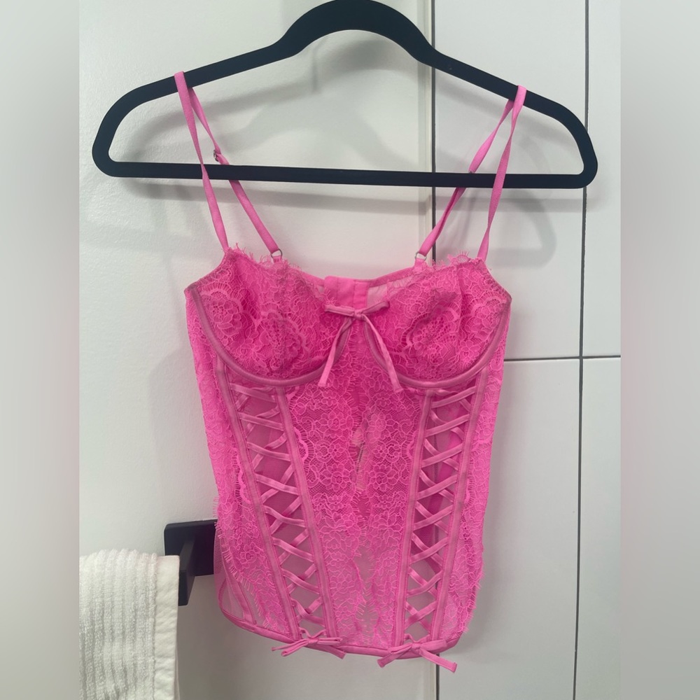 Victoria’s Secret Pink Lingerie Corset Top